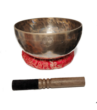 Cuenco tibetano artesanal 7 metales Full Moon 4