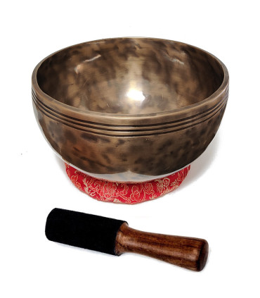 Cuenco tibetano artesanal 7 metales Jhumka 1