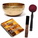 Pack cuenco tibetano M manual y 2 baquetas