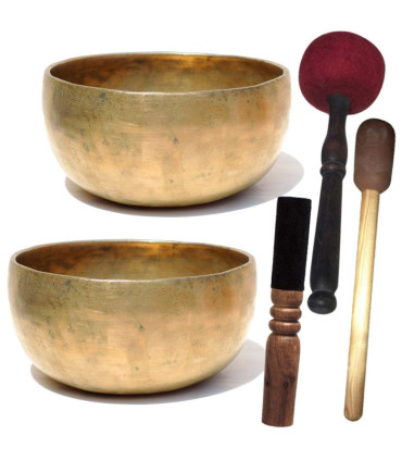 Pack profesional 2 cuencos Thado XL y 2 baquetas